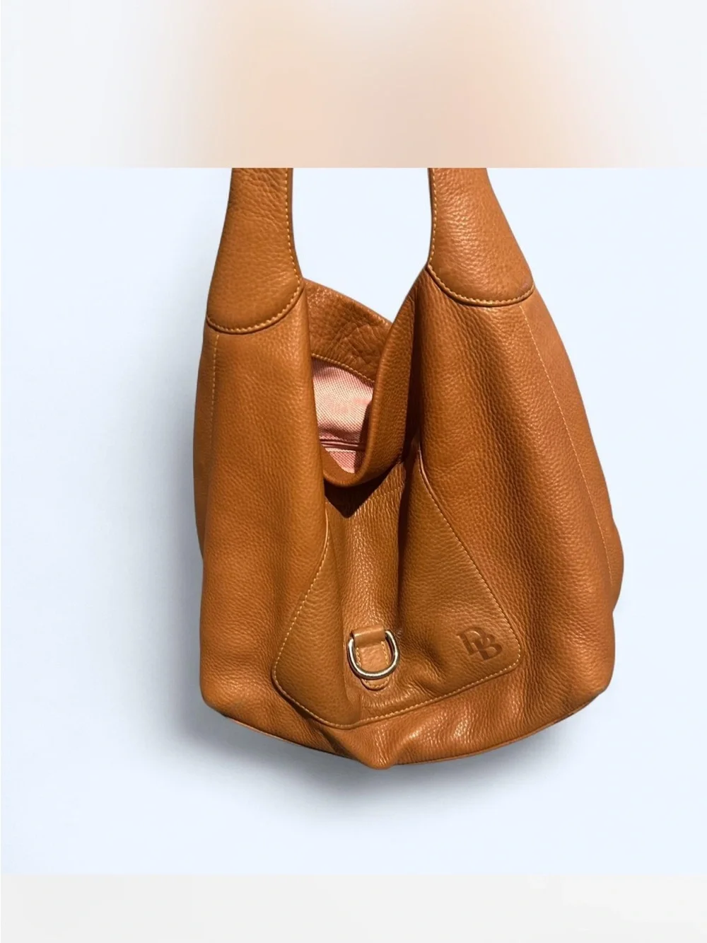 Vintage Dooney & Bourke Annalisa Lock Shoulder Bag